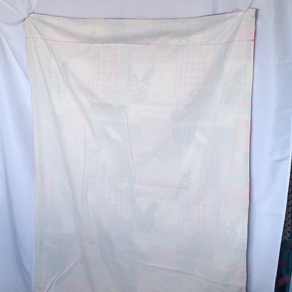 Handmade Patchwork Inspired Curtains - Country Bohemian Print - 53" x 40" - Picture 4 of 6